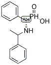 N-(1-(S)-METHYLBENZYL)-(S)-1-AMINO(1-PHENYL)- METHANE PHOSPHINIC ACID Struktur