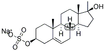 5-ANDROSTEN-17-ALPHA-METHYL-3-BETA, 17-BETA-DIOL 3-SULPHATE, SODIUM SALT Struktur