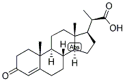 4-PREGNEN-3-ONE-20-BETA-CARBOXYLIC ACID Struktur