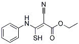 3-ANILINO-2-CYANO-3-MERCAPTOACRYLIC ACID ETHYL ESTER Struktur