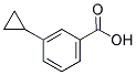 3-CYCLOPROPYLBENZOIC ACID Struktur