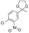 2-(4-CHLORO-3-NITROPHENYL)-2-METHYL-1,3-DIOXOLANE Struktur