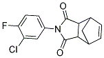 4-(3-CHLORO-4-FLUOROPHENYL)-4-AZATRICYCLO[5.2.1.0~2,6~]DEC-8-ENE-3,5-DIONE Struktur