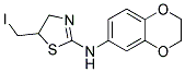 N-(2,3-DIHYDRO-1,4-BENZODIOXIN-6-YL)-N-[5-(IODOMETHYL)-4,5-DIHYDRO-1,3-THIAZOL-2-YL]AMINE Struktur