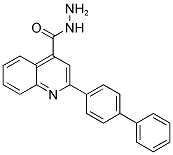 2-BIPHENYL-4-YL-QUINOLINE-4-CARBOXYLIC ACID HYDRAZIDE Struktur