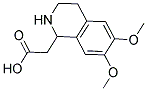 (6,7-DIMETHOXY-1,2,3,4-TETRAHYDRO-ISOQUINOLIN-1-YL)-ACETIC ACID Struktur