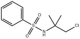 N-(2-CHLORO-1,1-DIMETHYLETHYL)BENZENESULFONAMIDE Struktur