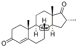 4-ANDROSTEN-16-ALPHA-METHYL-3,17-DIONE Struktur