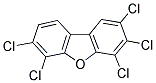 2,3,4,6,7-PENTACHLORODIBENZOFURAN Struktur