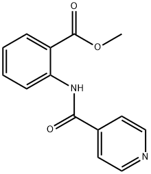 METHYL 2-(ISONICOTINOYLAMINO)BENZENECARBOXYLATE Struktur