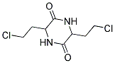 3,6-BIS(2-CHLOROETHYL)-2,5-PIPERAZINEDIONE Struktur