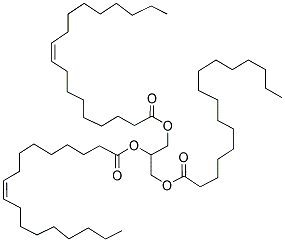 1,2-OLEIN-3-PALMITIN Struktur