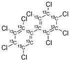 13C12-2,2',3,3'4,4',5,5',6-NONACHLOROBIPHENYL Struktur