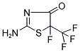 2-AMINO-5-FLUORO-5-(TRIFLUOROMETHYL)-4,5-DIHYDRO-1,3-THIAZOL-4-ONE Struktur