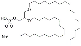 (DIOCTADECYL)-DL-ALPHA-PHOSPHATIDIC ACID NA Struktur