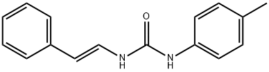 N-(4-METHYLPHENYL)-N'-STYRYLUREA Struktur