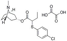 TROPANYL 2-(4-CHLOROPHENYLTHIO)BUTANOATE OXALATE Struktur