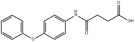 4-OXO-4-[(4-PHENOXYPHENYL)AMINO]BUTANOIC ACID Struktur