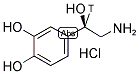 NOREPINEPHRINE HYDROCHLORIDE, DL-, [7-3H] Struktur