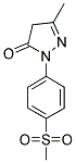 3-METHYL-1-(4-(METHYLSULFONYL)PHENYL)-1H-PYRAZOL-5(4H)-ONE Struktur