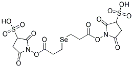 DISULPHOSUCCINIMIDYL SELENODIPROPIONATE Struktur