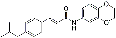 3-(4-(2-METHYLPROPYL)PHENYL)-N-(4-OXACHROMAN-6-YL)PROP-2-ENAMIDE Struktur