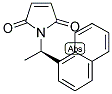 (R)-N-(1-(1-NAPHTHYL) ETHYL)MALEIMIDE Struktur