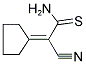 2-CYANO-2-CYCLOPENTYLIDENEETHANETHIOAMIDE Struktur