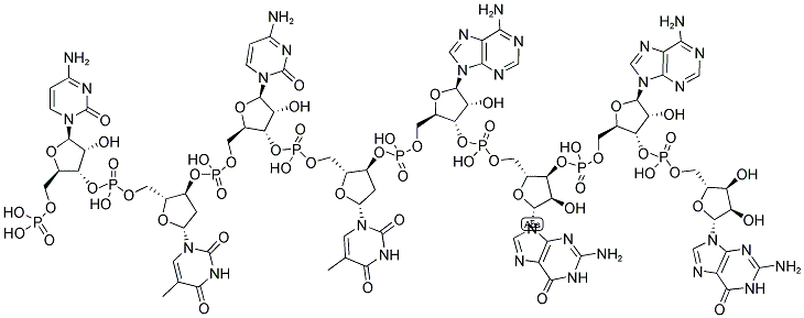 CTCTAGAG, 5'-PHOSPHORYLATED Struktur