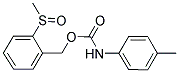 2-(METHYLSULFINYL)BENZYL N-(4-METHYLPHENYL)CARBAMATE Struktur