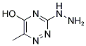 3-HYDRAZINO-6-METHYL-1,2,4-TRIAZIN-5-OL Struktur