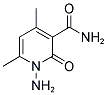 1-AMINO-4,6-DIMETHYL-2-OXO-1,2-DIHYDRO-PYRIDINE-3-CARBOXYLIC ACID AMIDE Struktur