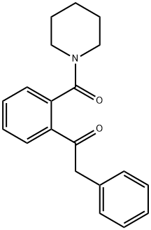 2-PHENYL-1-[2-(PIPERIDINOCARBONYL)PHENYL]-1-ETHANONE Struktur