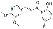 3,4-DIMETHOXY-5'-FLUORO-2'-HYDROXYCHALCONE Struktur