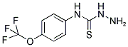 4-(4-TRIFLUOROMETHOXYPHENYL)THIOSEMICARBAZIDE Struktur