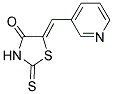 5-(3-PYRIDYLMETHYLENE)-2-THIOXO-1,3-THIAZOLIDIN-4-ONE Struktur