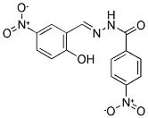 N'-[(1E)-(2-HYDROXY-5-NITROPHENYL)METHYLENE]-4-NITROBENZOHYDRAZIDE Struktur