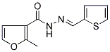 2-METHYL-N'-(2-THIENYLMETHYLENE)-3-FUROHYDRAZIDE Struktur