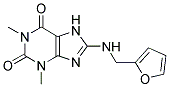 8-[(2-FURYLMETHYL)AMINO]-1,3-DIMETHYL-3,7-DIHYDRO-1H-PURINE-2,6-DIONE Struktur