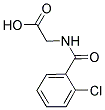 (2-CHLORO-BENZOYLAMINO)-ACETIC ACID Struktur