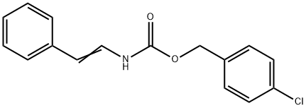 4-CHLOROBENZYL N-STYRYLCARBAMATE Struktur