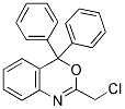 2-(CHLOROMETHYL)-4,4-DIPHENYL-4H-3,1-BENZOXAZINE Struktur