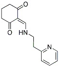 2-(((2-(2-PYRIDYL)ETHYL)AMINO)METHYLENE)CYCLOHEXANE-1,3-DIONE Struktur