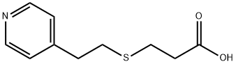 3-(2-PYRIDIN-4-YL-ETHYLSULFANYL)-PROPIONIC ACID Struktur