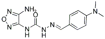 4-(DIMETHYLAMINO)BENZALDEHYDE N-(4-AMINO-1,2,5-OXADIAZOL-3-YL)SEMICARBAZONE Struktur