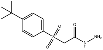 N-AMINO-2-((4-(TERT-BUTYL)PHENYL)SULFONYL)ETHANAMIDE Struktur