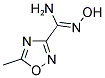 N-HYDROXY-5-METHYL-[1,2,4]OXADIAZOLE-3-CARBOXAMIDINE Struktur