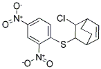 5-CHLORO-6-[(2,4-DINITROPHENYL)THIO]BICYCLO[2.2.2]OCT-2-ENE Struktur