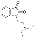 1-[2-(DIETHYLAMINO)ETHYL]-1H-INDOLE-2,3-DIONE Struktur