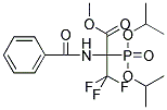 METHYL 2-(BENZOYLAMINO)-2-(DIISOPROPOXYPHOSPHORYL)-3,3,3-TRIFLUOROPROPANOATE Struktur